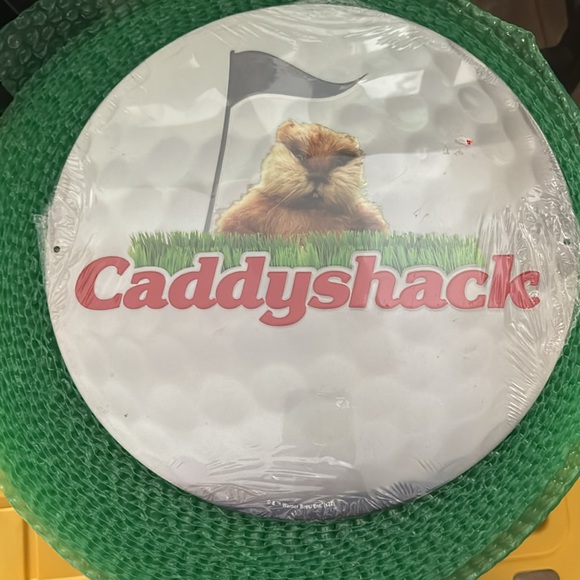 CADDYSHACK GOLF BALL SHAPED SIGN - Picture 3 of 3